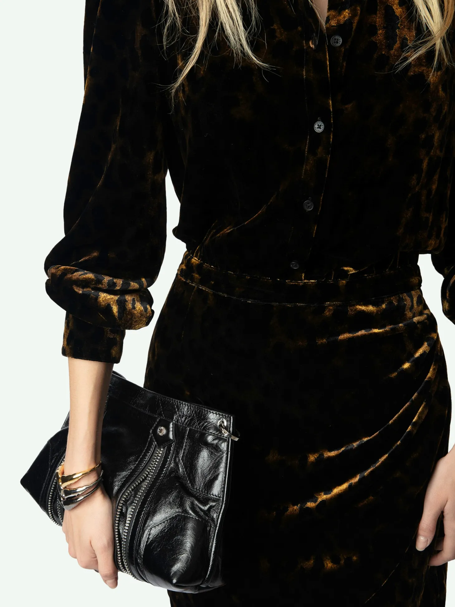 Best Zadig & Voltaire Velvet Rulipe DressNEW Cognac