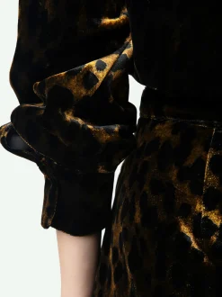 Best Zadig & Voltaire Velvet Rulipe DressNEW Cognac