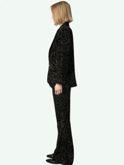 Store Zadig & Voltaire Velvet Valse BlazerNEW Black
