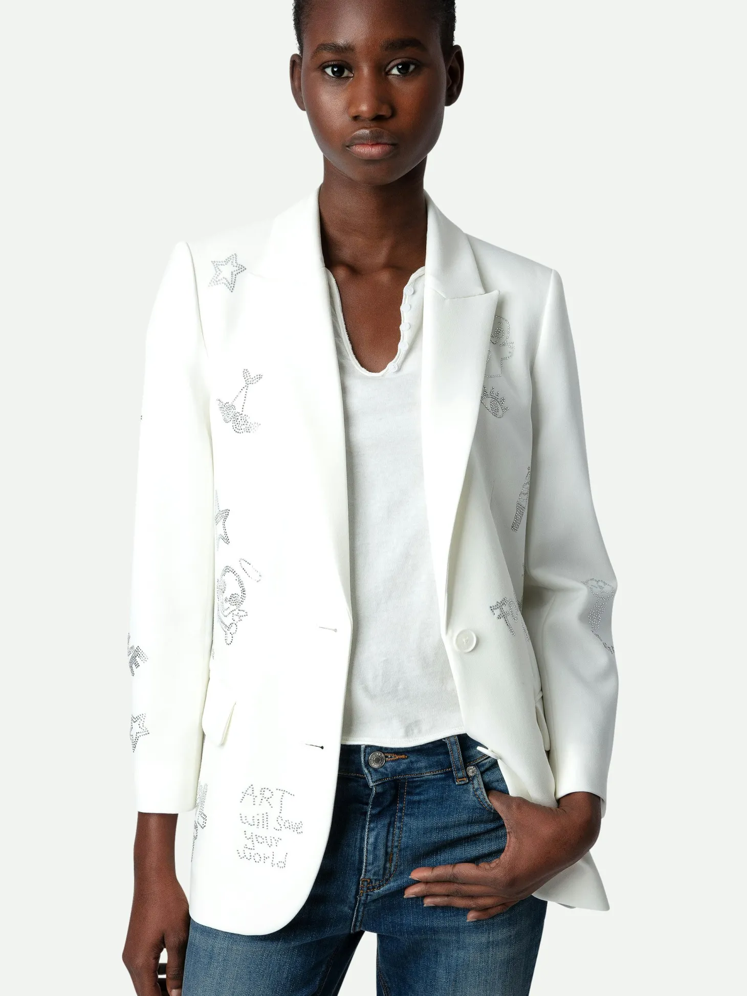 Outlet Zadig & Voltaire Viva Diamanté Blazer Judo