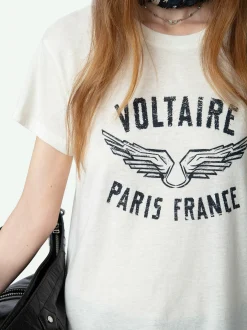 Shop Zadig & Voltaire Walk Voltaire Wings T-shirt Judo