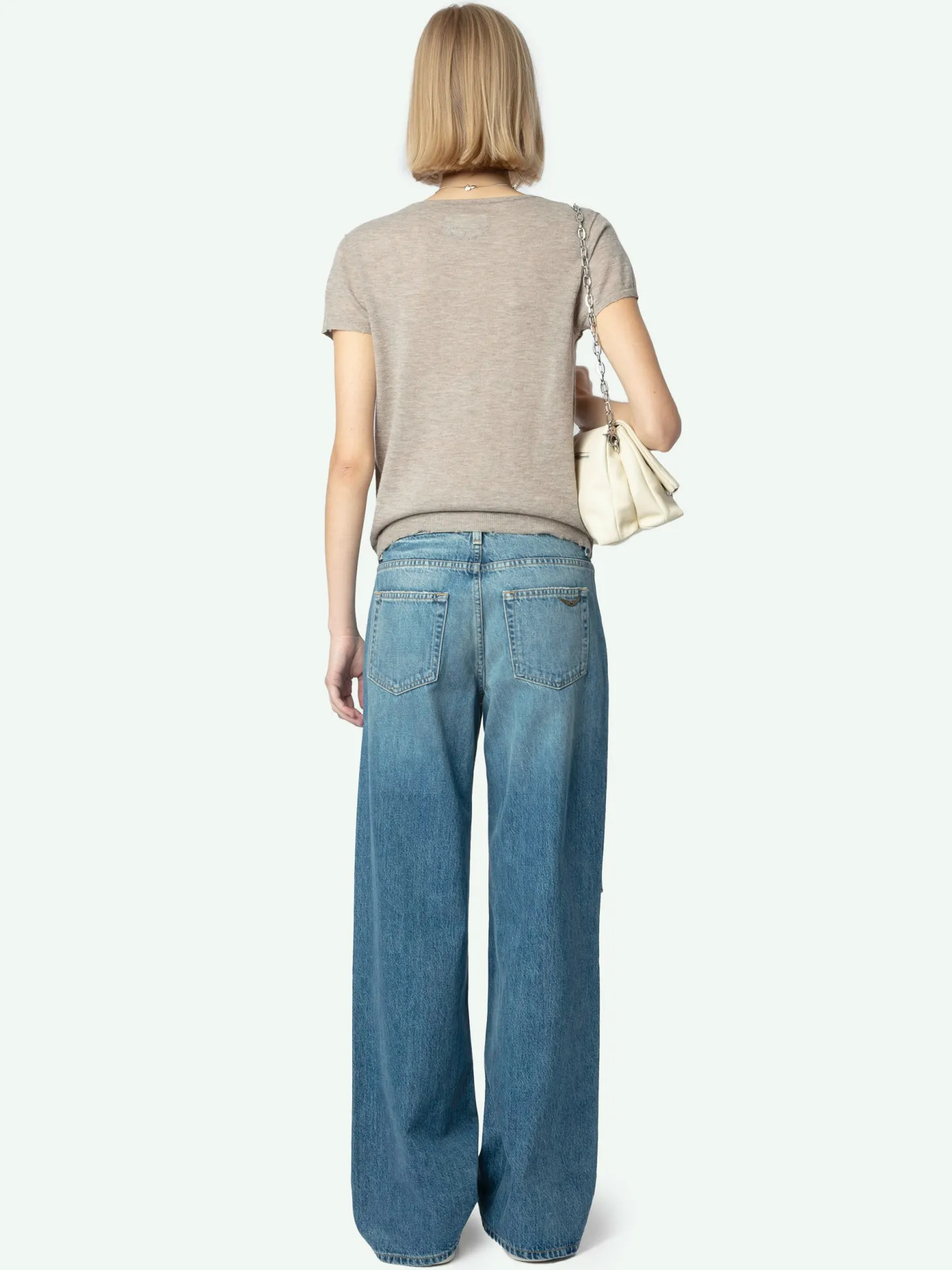 Store Zadig & Voltaire Whitney Wide Leg Jeans Mediumwash