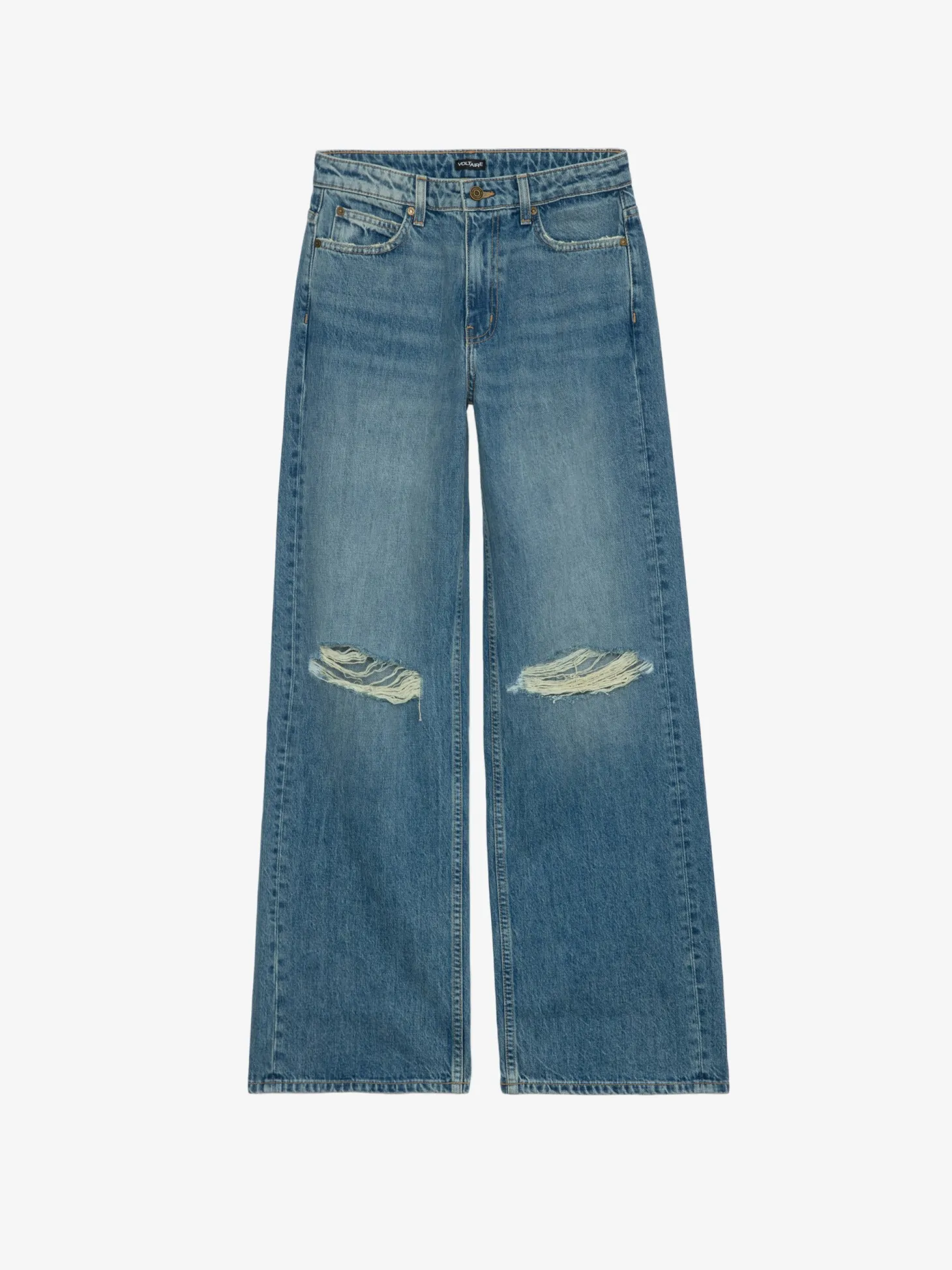 Store Zadig & Voltaire Whitney Wide Leg Jeans Mediumwash