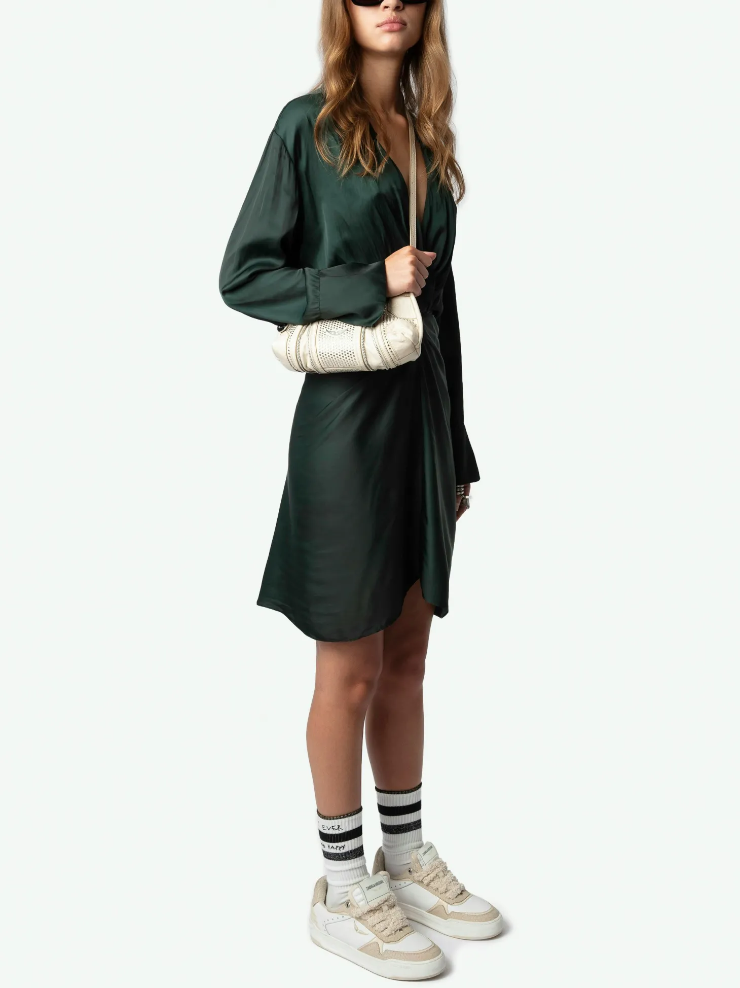 Fashion Zadig & Voltaire Wings Low-Top Sneakers Ice