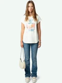 Cheap Zadig & Voltaire Woop Photoprint T-shirtNEW Flake