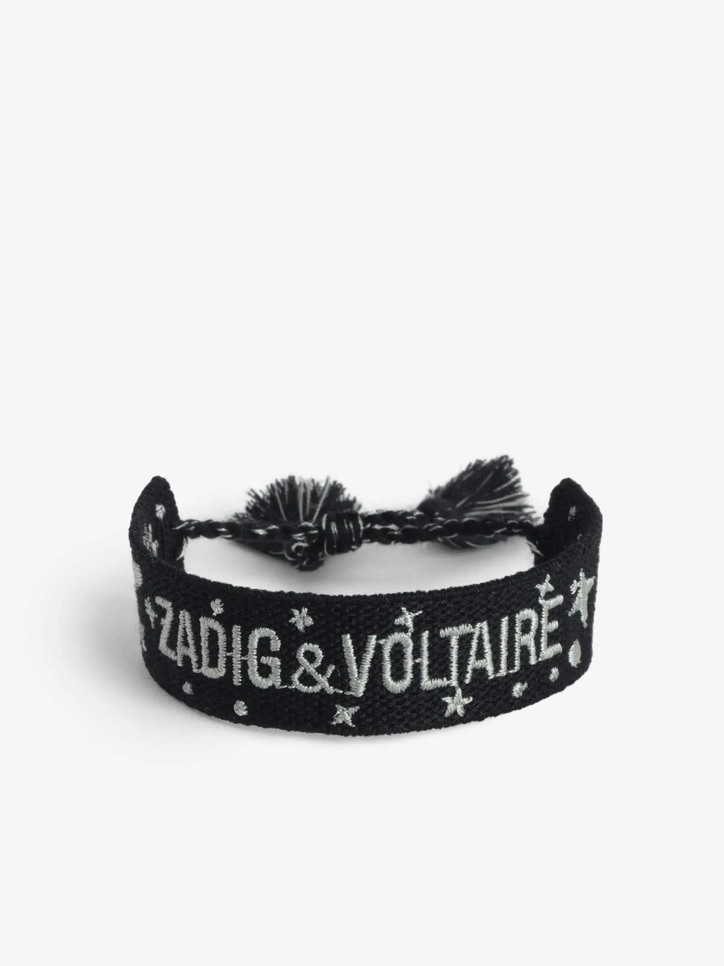 New Zadig & Voltaire Woven Zadig BraceletNEW Black