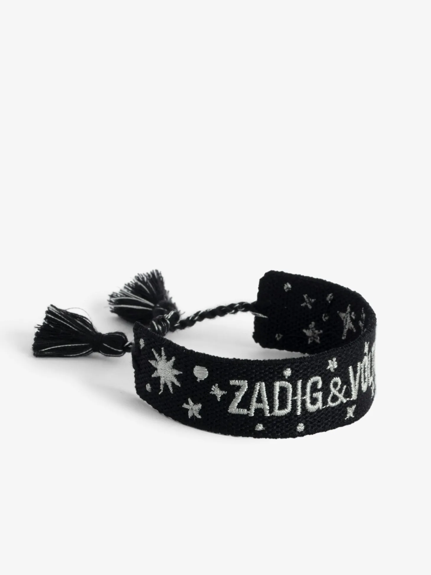 New Zadig & Voltaire Woven Zadig BraceletNEW Black