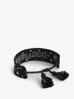 New Zadig & Voltaire Woven Zadig BraceletNEW Black