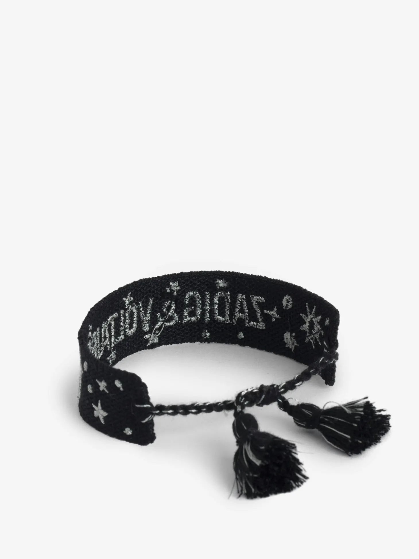New Zadig & Voltaire Woven Zadig BraceletNEW Black