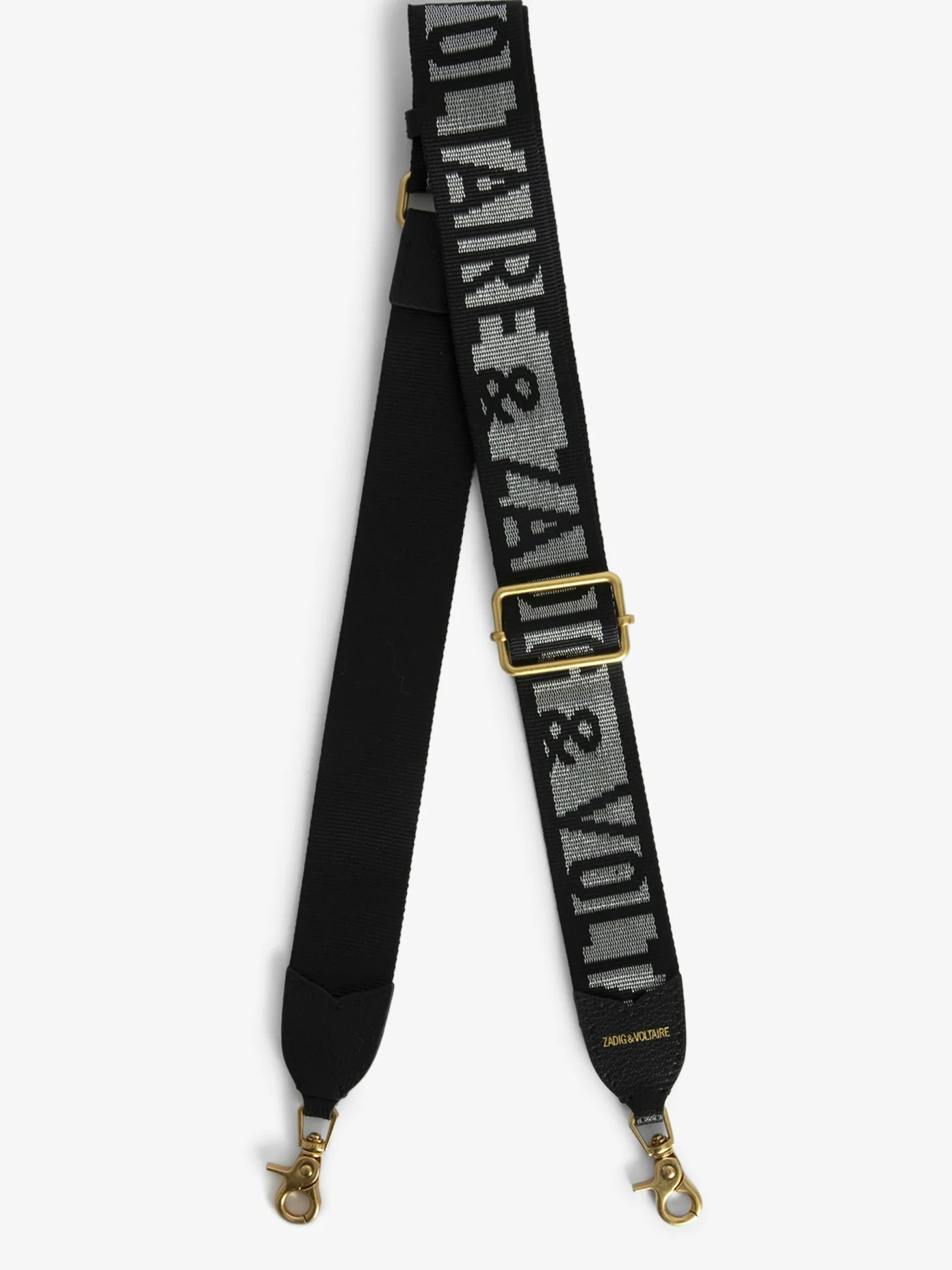 Store Zadig & Voltaire Zadig Shoulder Strap Noirsilver