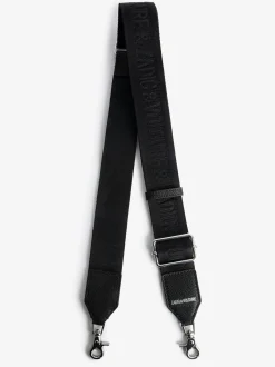 Cheap Zadig & Voltaire Zadig Shoulder StrapICONIC Black