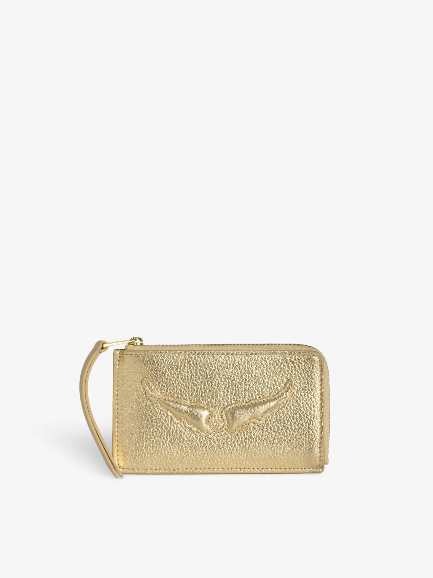 Hot Zadig & Voltaire ZV Card Card Holder Gold