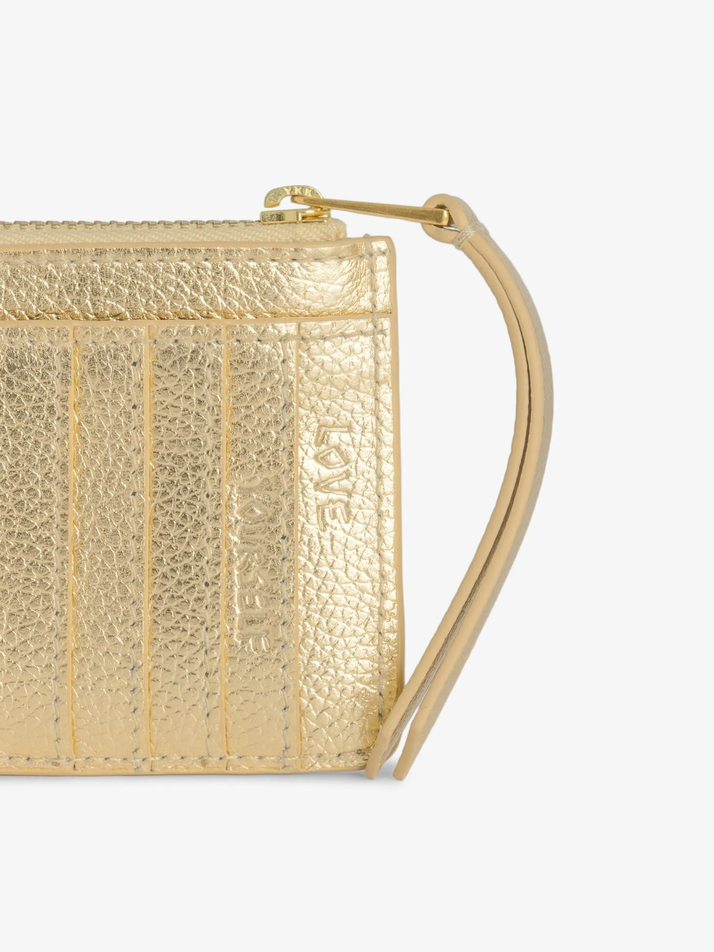 Hot Zadig & Voltaire ZV Card Card Holder Gold