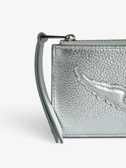 Fashion Zadig & Voltaire ZV Card Card Holder Silver