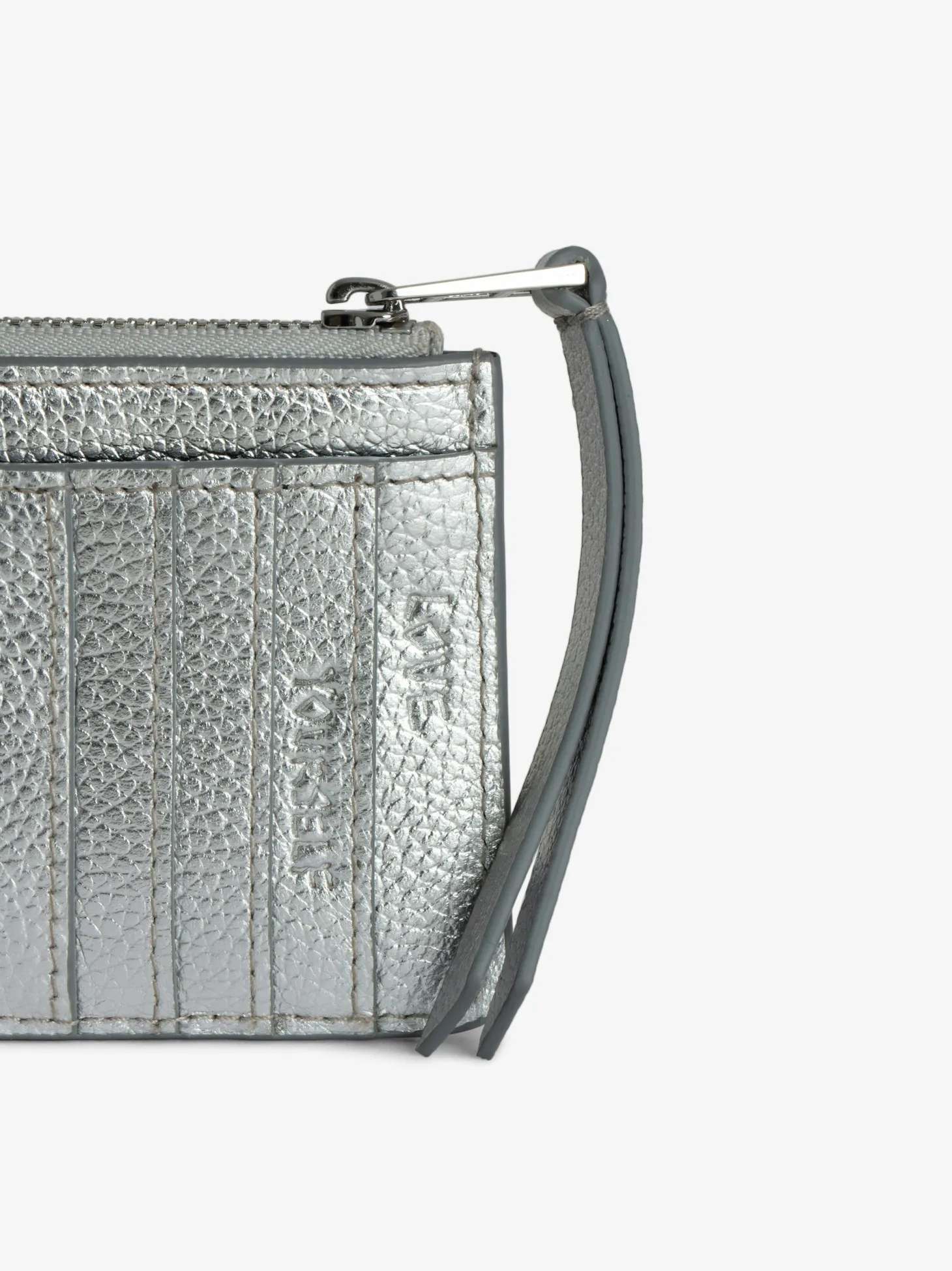 Fashion Zadig & Voltaire ZV Card Card Holder Silver