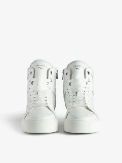 Cheap Zadig & Voltaire ZV1747 High Flash High-Top Platform Sneakers White