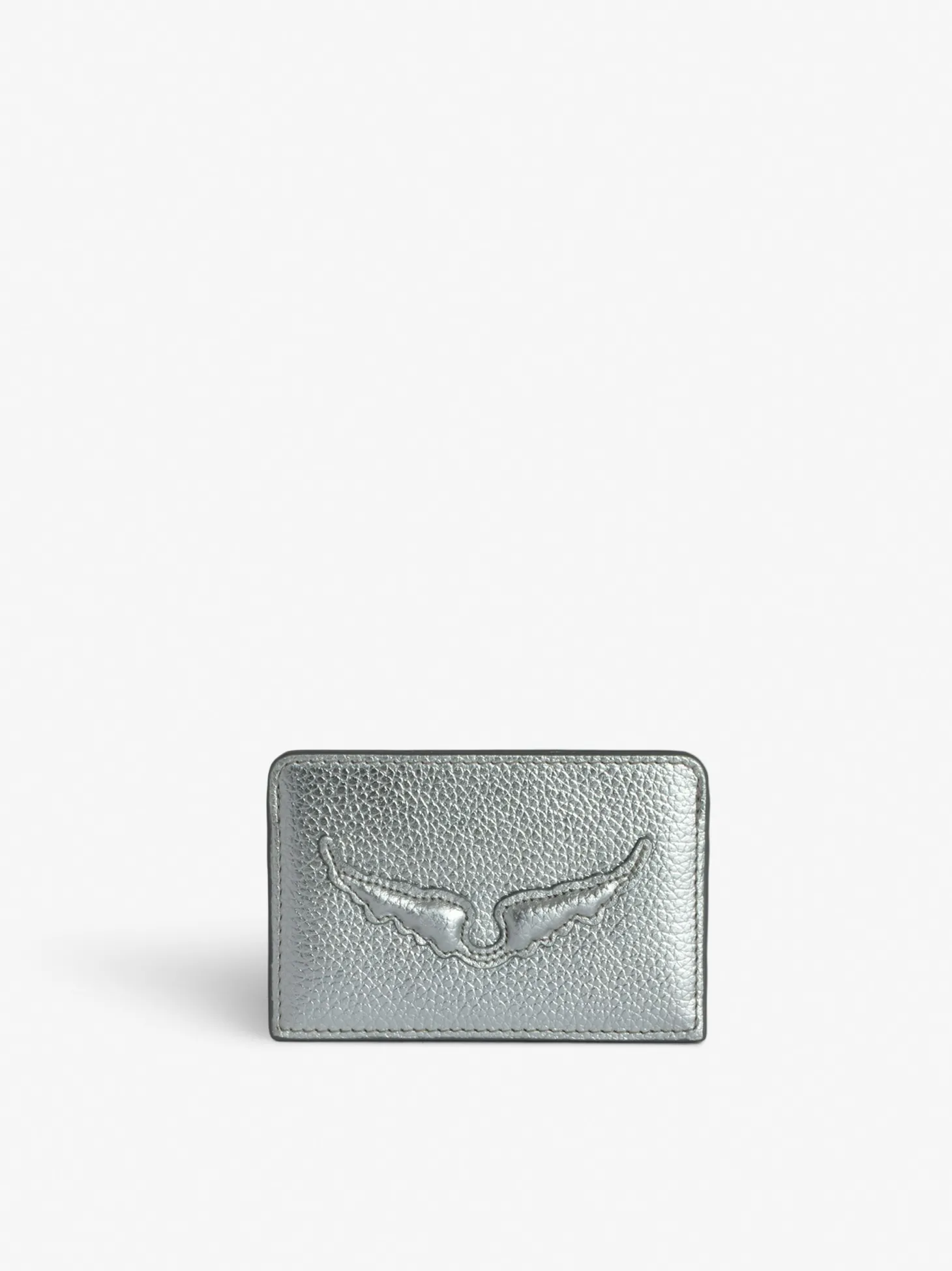 Shop Zadig & Voltaire ZV Pass Card Holder Silver