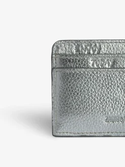 Shop Zadig & Voltaire ZV Pass Card Holder Silver