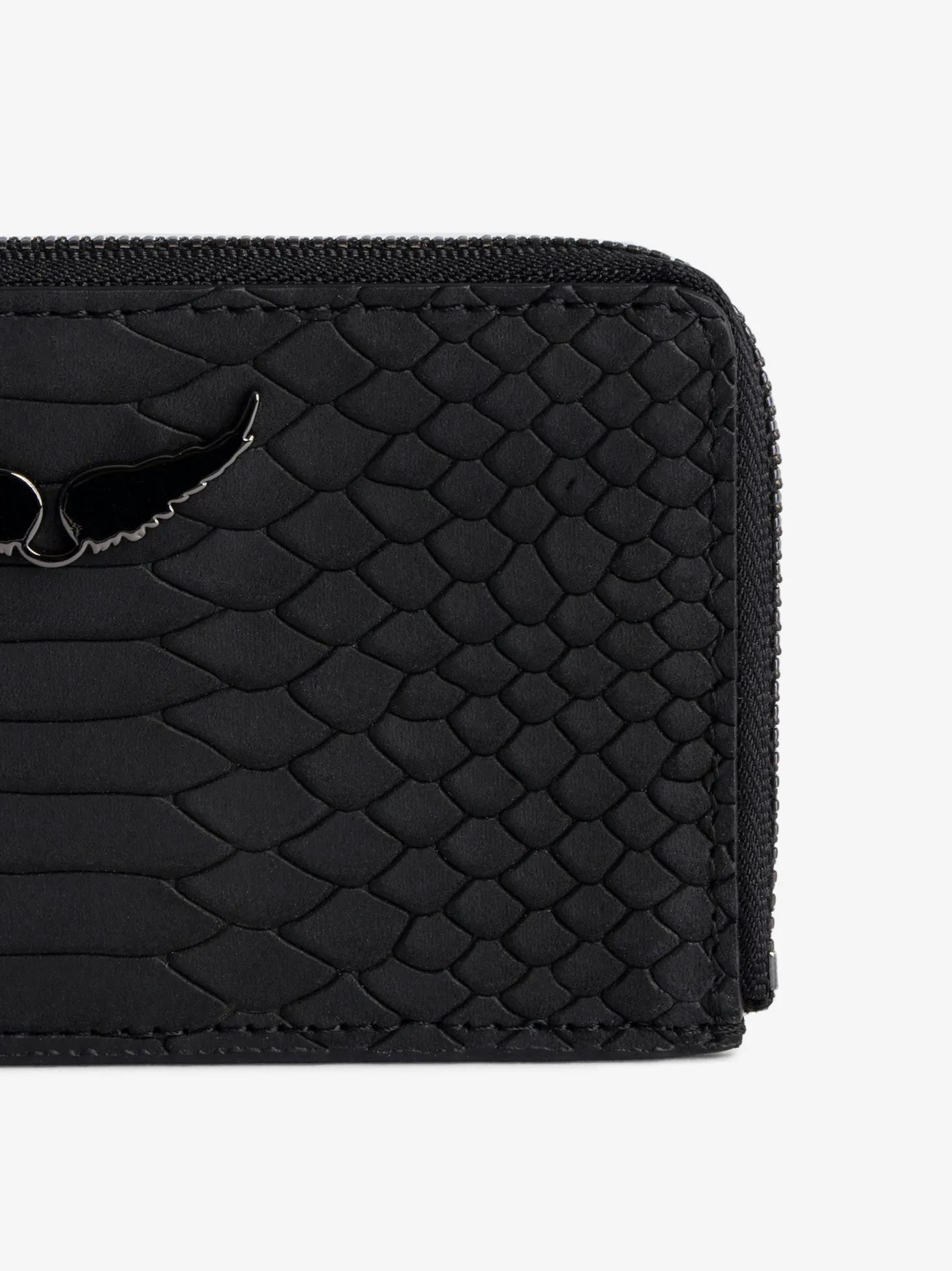 Online Zadig & Voltaire ZV Soft Savage Card CaseICONIC Black