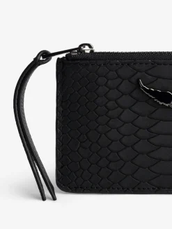 Online Zadig & Voltaire ZV Soft Savage Card CaseICONIC Black