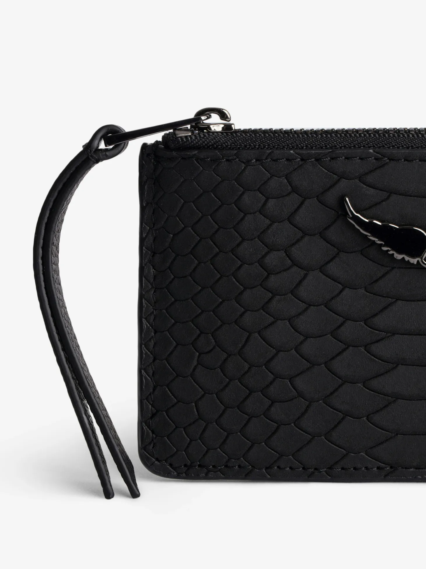 Online Zadig & Voltaire ZV Soft Savage Card CaseICONIC Black