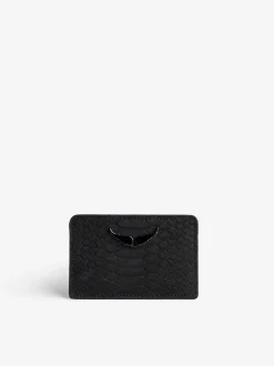 Best Zadig & Voltaire ZV Soft Savage Pass Card CaseICONIC Black