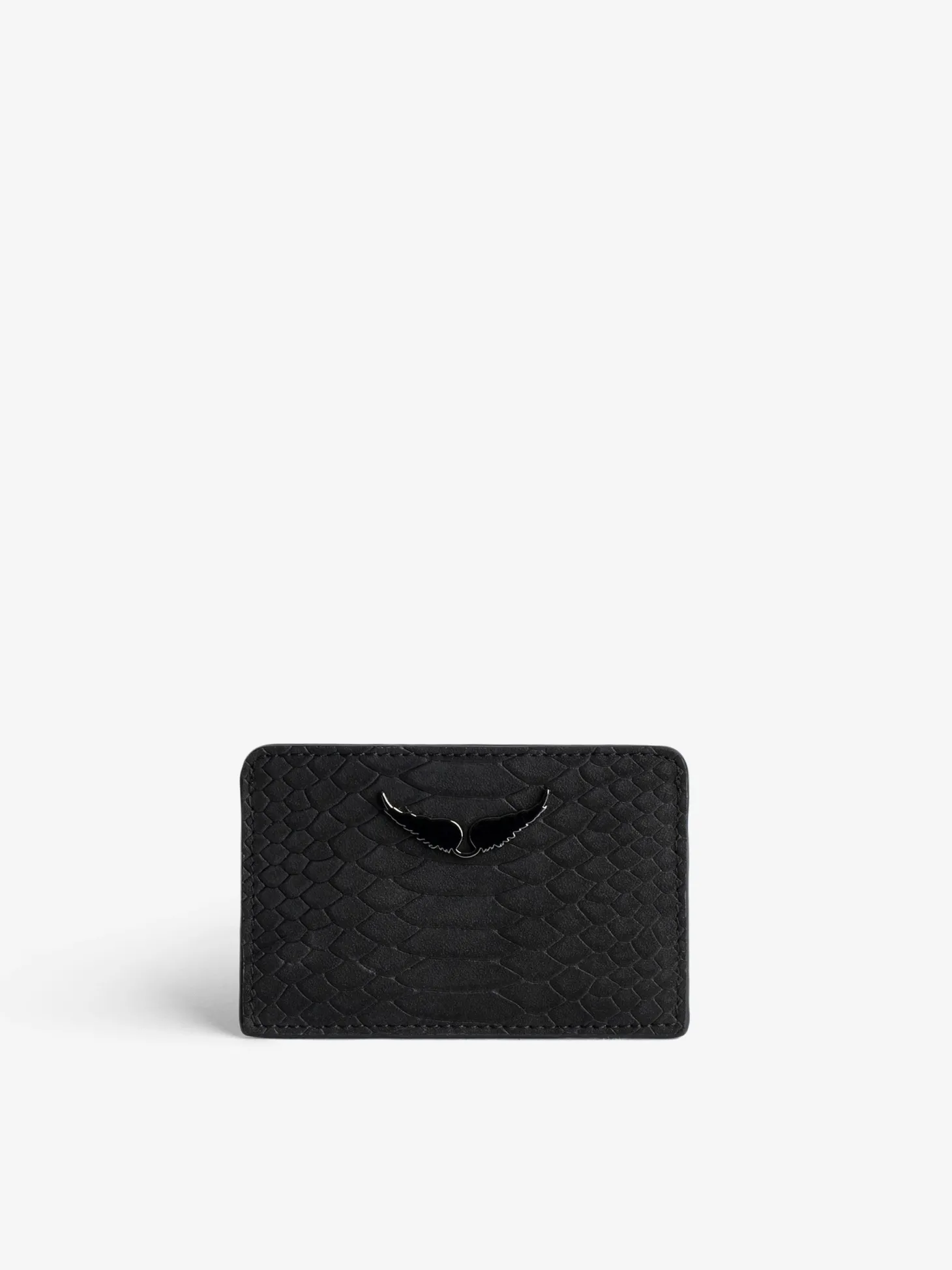 Best Zadig & Voltaire ZV Soft Savage Pass Card CaseICONIC Black