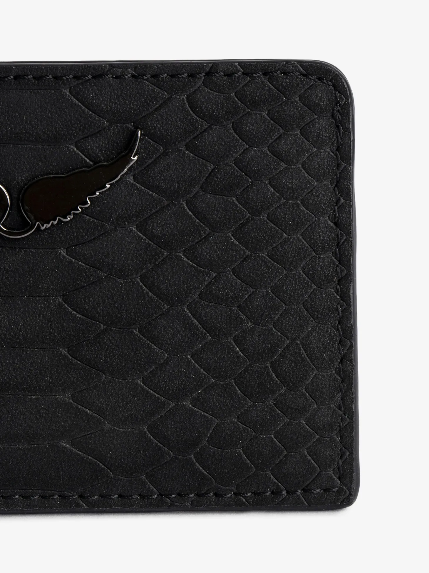 Best Zadig & Voltaire ZV Soft Savage Pass Card CaseICONIC Black